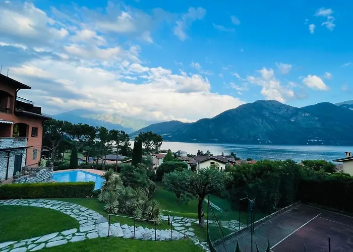 Welkhom View, Swimming Pool, Tennis Court And Private Parking Semesterbostad Mezzegra